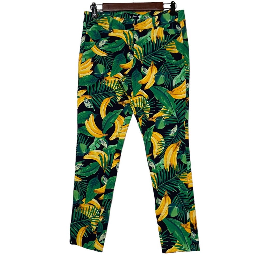 Tropical Banana Pixie Ankle Womens 4 Old Navy Pants Green